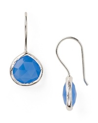 Coralia Leets has refined daytime jewelry by blending natural stones with elegantly simple construction. Here the designer combines chalcedony and sterling silver to create a pair of delicate drop earrings. Coralia Leets has refined daytime jewelry by blending natural stones with elegantly simple construction. Here the designer combines chalcedony and sterling silver to create a pair of delicate drop earrings.