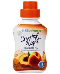 Feeling peachy keen? Get your iced tea fix with refreshingly subtle peach flavor that is ready in just a moment's time with this mix & your faithful SodaStream. Revolutionize the way you quench your thirst with this healthful and lower calorie option. Feeling peachy keen? Get your iced tea fix with refreshingly subtle peach flavor that is ready in just a moment's time with this mix & your faithful SodaStream. Revolutionize the way you quench your thirst with this healthful and lower calorie option.
