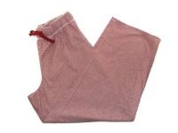 Nautica Sleepwear Women's Knit Cotton Blend Pajama Pants Cranberry Red, Large Nautica Sleepwear Women's Knit Cotton Blend Pajama Pants Cranberry Red, Large