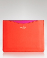 Yes, le geek can be chic. Case in point: this kate spade new york iPad sleeve, which features a slim profile, styled in coolly color blocked leather. Yes, le geek can be chic. Case in point: this kate spade new york iPad sleeve, which features a slim profile, styled in coolly color blocked leather.
