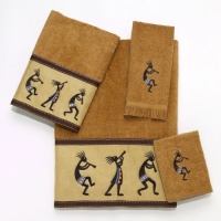 Avanti Kokopelli 4-Piece Towel Set, Nutmeg Avanti Kokopelli 4-Piece Towel Set, Nutmeg