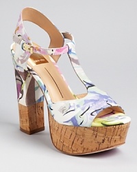 Spring florals make a statement on Dolce Vita's Baxter sandals, a towering silhouette with major style. Pair these printed beauties with a floral-printed dress (make sure the print is either smaller or larger) for a masterful mix. Spring florals make a statement on Dolce Vita's Baxter sandals, a towering silhouette with major style. Pair these printed beauties with a floral-printed dress (make sure the print is either smaller or larger) for a masterful mix.