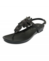 Hey, wild child. Your shoes are waiting. With rhinestone flowers and beaded accents, the Flower Star sandals by Kenneth Cole are just for you. Hey, wild child. Your shoes are waiting. With rhinestone flowers and beaded accents, the Flower Star sandals by Kenneth Cole are just for you.
