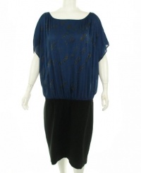 DKNYC Plus Size Boatneck Ponte System Dress Twillight 3X DKNYC Plus Size Boatneck Ponte System Dress Twillight 3X