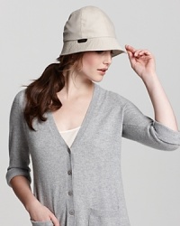 Rain doesn't have to mean bad hair days--throw on Burberry's Gabrielle rain hat when the weather isn't so favorable. Rain doesn't have to mean bad hair days--throw on Burberry's Gabrielle rain hat when the weather isn't so favorable.