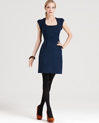 Classic pleats and stylish cap sleeves are the refined details that lend polish and poise to this elegant Tegan dress. Classic pleats and stylish cap sleeves are the refined details that lend polish and poise to this elegant Tegan dress.