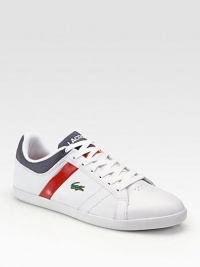 Sleek silhouette defined by contrasting details on the heel and side panel with signature embroidered croc logo.Leather upperPadded insoleRubber soleImported Sleek silhouette defined by contrasting details on the heel and side panel with signature embroidered croc logo.Leather upperPadded insoleRubber soleImported