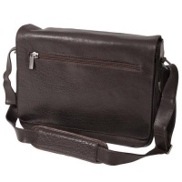 Kenneth Cole New York Leather Messenger Bag - Brown Kenneth Cole New York Leather Messenger Bag - Brown
