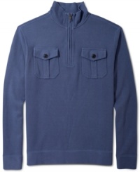 It's sweater season, and this mock neck pullover from DKNY Jeans will have you snuggled up in style. It's sweater season, and this mock neck pullover from DKNY Jeans will have you snuggled up in style.