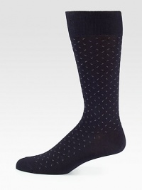 A subtle print pattern adorns this wardrobe staple knitted from a superior cotton-blend for extended wear and comfort.Mid-calf heightCotton/nylon/rayon/rubberMachine washImported A subtle print pattern adorns this wardrobe staple knitted from a superior cotton-blend for extended wear and comfort.Mid-calf heightCotton/nylon/rayon/rubberMachine washImported