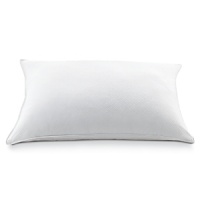 Covered in a plush 400-thread count weave, this pillow is designed for a great night's sleep. Made from materials that can be easily cleaned, this plush companion is a dream come true. Covered in a plush 400-thread count weave, this pillow is designed for a great night's sleep. Made from materials that can be easily cleaned, this plush companion is a dream come true.