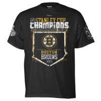 NHL Boston Bruins 2011 Stanley Cup Champions Banner Season Tee Shirt Men's NHL Boston Bruins 2011 Stanley Cup Champions Banner Season Tee Shirt Men's