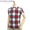 Polo Ralph Lauren Mens Custom-fit Big Pony Polo Shirt, Red Plaid