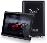 7'' A13 Google Android 4.0 AllWinner Tablet Boxchip Cortex A8 1.2Ghz MID Capacitive Touch Screen G-sensor WIFI, Camera, Skype Video Calling, Netflix, Flash Supported Dragon Touch(TM) MID7134B [By TabletExpress] (4GB Black)