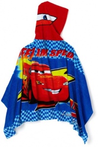 Cars Poncho Style Hooded Towel Cars Poncho Style Hooded Towel