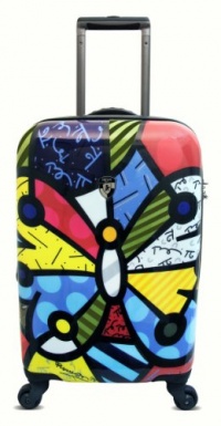 Heys USA Luggage Britto Butterfly 22 Inch Hardside Carry-on Spinner Heys USA Luggage Britto Butterfly 22 Inch Hardside Carry-on Spinner