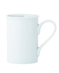Clean up your table with the minimalist shapes and pure white glaze of Dansk's Arabesque White dinnerware. Dishes like this ultra-smooth porcelain mug combine unparalleled versatility and less-is-more style with durability for daily use. (Clearance) Clean up your table with the minimalist shapes and pure white glaze of Dansk's Arabesque White dinnerware. Dishes like this ultra-smooth porcelain mug combine unparalleled versatility and less-is-more style with durability for daily use. (Clearance)