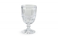 Rosanna Vintage Glass, Clear Goblet, Set of 4 Rosanna Vintage Glass, Clear Goblet, Set of 4