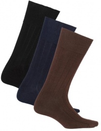 Sugar Free Sox Mens Assorted 3 Pack Health Socks | Diabetic Socks (Shoe Size 7-12, Color Black/Navy/Brown) Sugar Free Sox Mens Assorted 3 Pack Health Socks | Diabetic Socks (Shoe Size 7-12, Color Black/Navy/Brown)