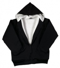 Sherpa-lined Zipper Hooded Sweatshirts