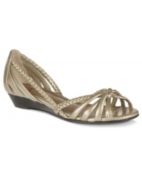 Part shoe, part sandal. Life Stride's Mateo strappy sandals feature cute braided accents along the d'orsay-style vamp. Part shoe, part sandal. Life Stride's Mateo strappy sandals feature cute braided accents along the d'orsay-style vamp.