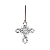 Reed & Barton Francis I Pierced Cross Ornament, 3-1/2-Inch Reed & Barton Francis I Pierced Cross Ornament, 3-1/2-Inch
