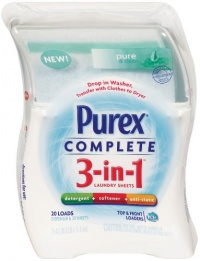 Purex Complete 3-in-1 Pure and Clean, 20-Count Box Purex Complete 3-in-1 Pure and Clean, 20-Count Box