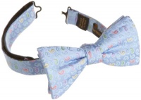 Countess Mara Men's Paisley Pretied Bow Tie, Medium Blue, One Size Countess Mara Men's Paisley Pretied Bow Tie, Medium Blue, One Size