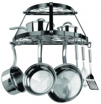 Range Kleen 2 Shelf Wall Mount Black Pot Rack Range Kleen 2 Shelf Wall Mount Black Pot Rack