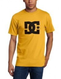 DC Men's Star Short Sleeve M Tee, Gold, Medium DC Men's Star Short Sleeve M Tee, Gold, Medium