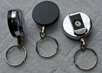 Heavy Duty (100% Solid Metal FRONT & BACK) Retractable Reel Key-ID-Badge-Belt Clip & Chain Pull SOLD INDIVIDUALLY Heavy Duty (100% Solid Metal FRONT & BACK) Retractable Reel Key-ID-Badge-Belt Clip & Chain Pull SOLD INDIVIDUALLY