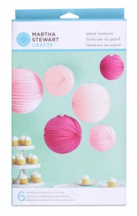 Martha Stewart Crafts Accordion Lantern, Pink Martha Stewart Crafts Accordion Lantern, Pink