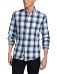 Calvin Klein Jeans Men's Chroma Plaid Long Sleeve Woven Calvin Klein Jeans Men's Chroma Plaid Long Sleeve Woven