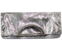 Style&Co Evening Clutch Handbag Purse Pewter Style&Co Evening Clutch Handbag Purse Pewter