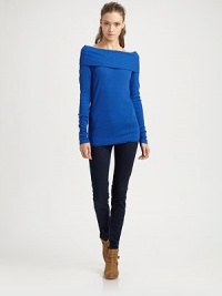 Off-the-shoulder neckline and lengthy silhouette renew this overwhelmingly soft thermal. Off-the-shoulder necklineLong sleevesLonger length hits below the hipsCotton/modal/rayonMachine washImportedModel shown is 5'9 (176cm) wearing US size Small. Off-the-shoulder neckline and lengthy silhouette renew this overwhelmingly soft thermal. Off-the-shoulder necklineLong sleevesLonger length hits below the hipsCotton/modal/rayonMachine washImportedModel shown is 5'9 (176cm) wearing US size Small.