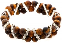 Royal Diamond Tiger-Eye Stretch Charm Bracelet (6 Colors to Choose From) Royal Diamond Tiger-Eye Stretch Charm Bracelet (6 Colors to Choose From)