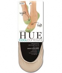 HUE Cool Contours Low Cut Foot Liner, S/M, Black HUE Cool Contours Low Cut Foot Liner, S/M, Black
