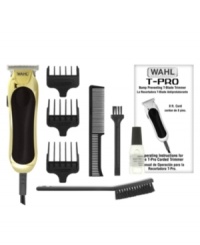 Just a little trim? You get exactly what you ask for with this high-powered precision trimmer. Gliding gracefully over all the contours of your face, this compact stylist has a diamond-finished T-blade that trims, shaves, details and grooms you to a T! Just a little trim? You get exactly what you ask for with this high-powered precision trimmer. Gliding gracefully over all the contours of your face, this compact stylist has a diamond-finished T-blade that trims, shaves, details and grooms you to a T!