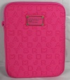 Marc Jacobs Dreamy Logo Neoprene Tablet Case Fluoro Fuchsia