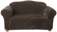 Sure Fit Stretch Royal Diamond 1-Piece Sofa Slipcover, Chocolate Sure Fit Stretch Royal Diamond 1-Piece Sofa Slipcover, Chocolate