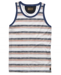 Greet the warm weather in cool, casual style. This tank from Lucky Brand Jeans fits the bill. Greet the warm weather in cool, casual style. This tank from Lucky Brand Jeans fits the bill.