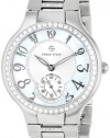 Philip Stein Women's 41D-FMOP-SSD Round Diamond Mother-Of-Pearl Diamond Stainless Steel Bracelet Watch