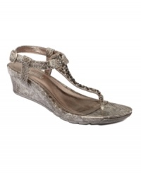 For those super sunny days. Kenneth Cole Reaciton's Sunbaked wedge sandals easily complement your every look. For those super sunny days. Kenneth Cole Reaciton's Sunbaked wedge sandals easily complement your every look.
