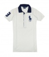 Ralph Lauren Sport Women Big Pony Logo Polo T-shirt