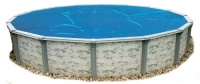 Swim Time 15-Feet Round 8-mil Solar Blanket for Above Ground Pools - Blue Swim Time 15-Feet Round 8-mil Solar Blanket for Above Ground Pools - Blue