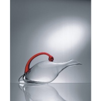 Eisch 1-1/2-Litres Duck Decanter with Red Handle in Gift Box Eisch 1-1/2-Litres Duck Decanter with Red Handle in Gift Box