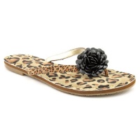 Alfani Women's Playful Thong Flat Sandals in Sandy Cheetah Print