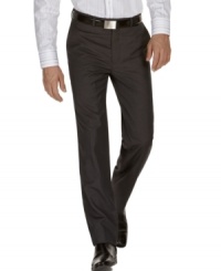These classic pinstriped pants from INC International Concepts are a work-day essential. These classic pinstriped pants from INC International Concepts are a work-day essential.