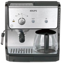 Krups XP2010 Combination Unit; 10 cup Coffee Maker & 15-bar Pump Espresso Krups XP2010 Combination Unit; 10 cup Coffee Maker & 15-bar Pump Espresso