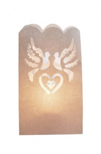 Weddingstar White Wedding Luminaries, 12-Pack Weddingstar White Wedding Luminaries, 12-Pack